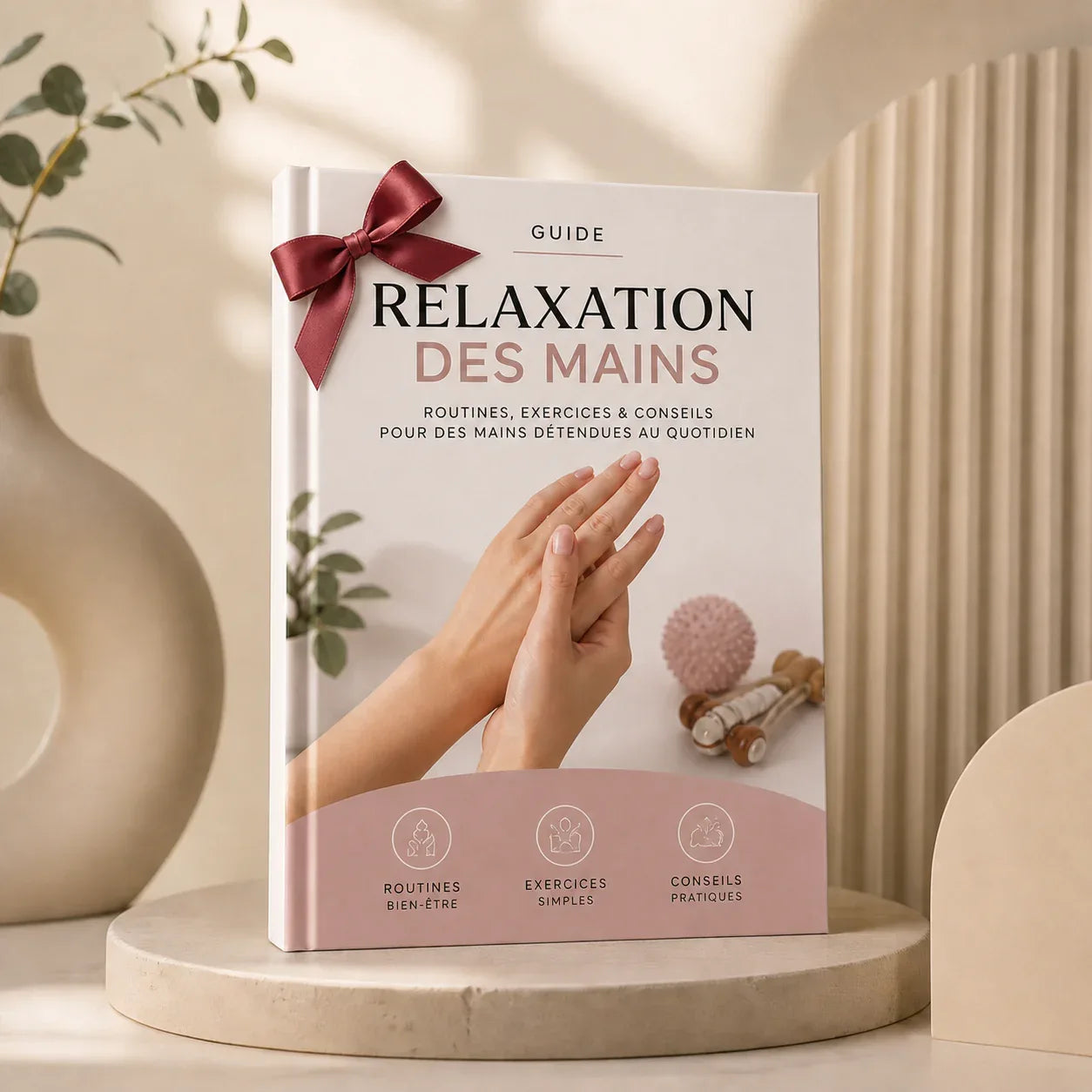 KalmaPro™ — Masseur de mains par compression enveloppante